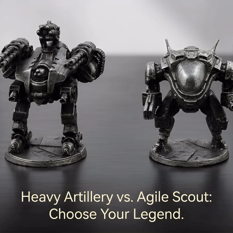 

Future Wars 2026 Men Collection Toys Miniature Mechanic Warriors Brass Metal Mechanical Armor Beast of Prey Figurines