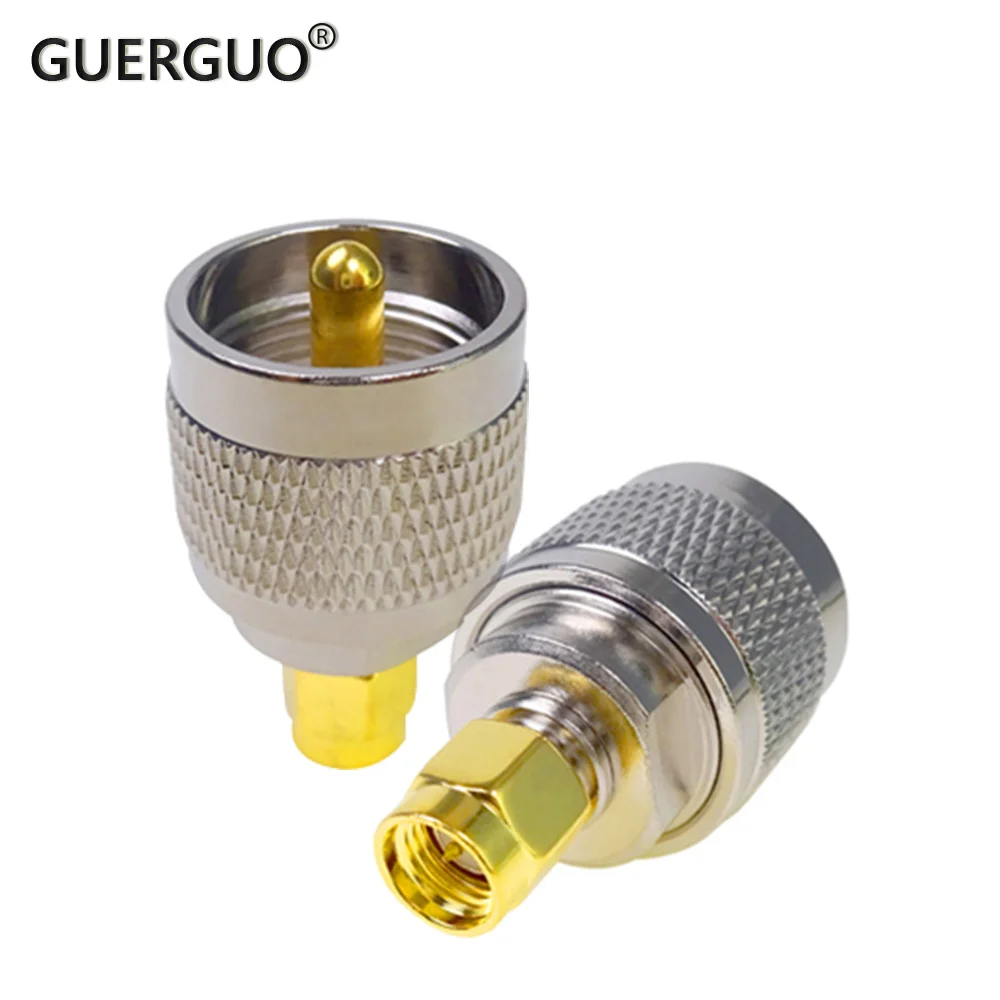 

1PC RF Coaxial Adapter PL259 UHF Male SO239 UHF Female Connector UHF Type To SMA Male Female Fast Delivery Brass Copper