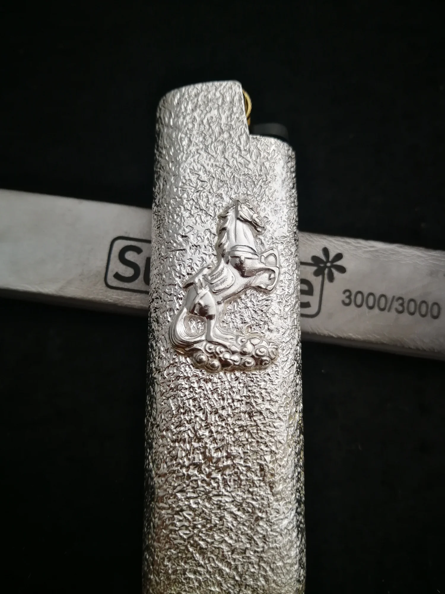 

990 Sterling Silver Handmade Lighter Case, Suitable for BIC J3/j5 Lighter Case High-End Gift Brand New and High Quality