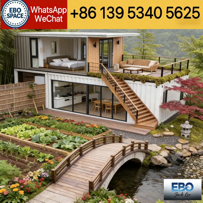 Custom 30ft Expandable Container House Layout Fast Installation Suitable for Hotel Resort Residential Use
