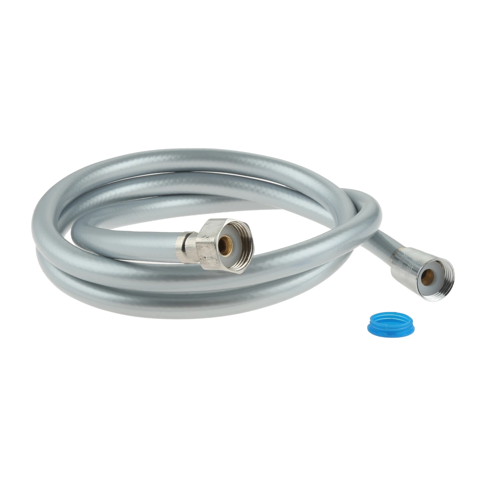 1.5m/2m PVC Shower Hose Standard 1/2” Flexible Leak-Proof Shower Hoses Bathroom Accessorie w/ Chrome Low Pressure Shower Tubing