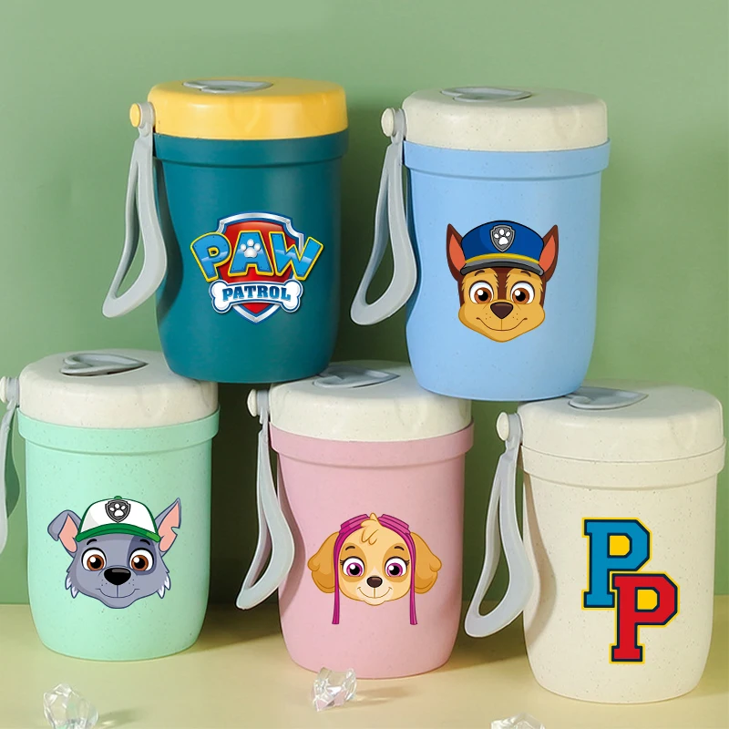 

Paw Patrol Kawaii Water Cup for Boys Girls Anime Cartoon Double-layer Cups Portable Fashion Sports Water Bottle Outdoor Cup gift