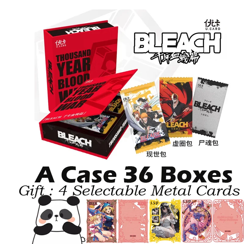 Wholesale U.Card Bleach Card Hobby Anime Collection Card Thousand Year Blood War Doujin Booster Box Kid Toy Birthday Gifts