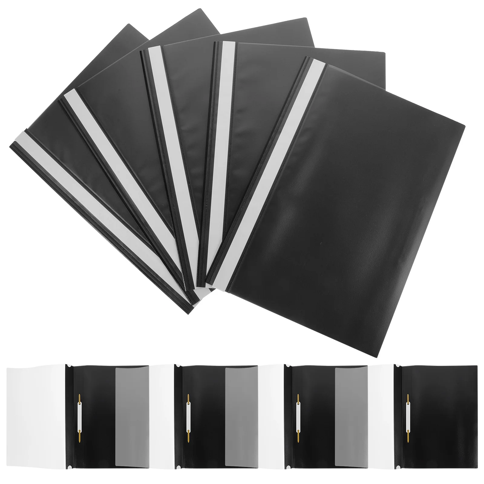 15pcs A4 Document Organizer Folder Plastic File Binder For School Office Folder Loose Leaf Paper Holder Desktop File