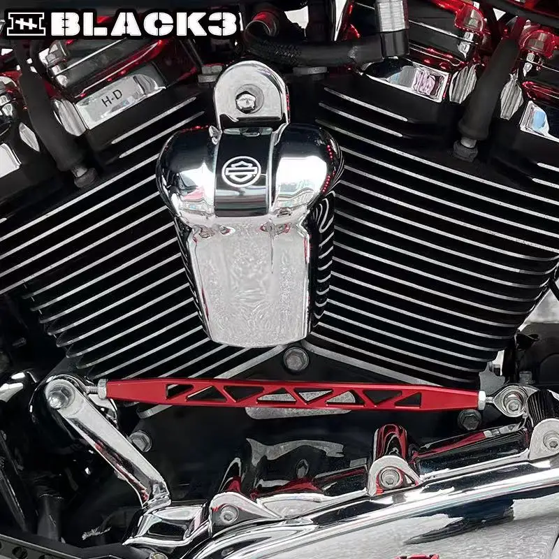 BLACK3 PB Style Gear Shift Linkage Shift Cross Bar for Harley Touring Ultra Limited, Road Glide, Street Glide, Electra Glide Rac