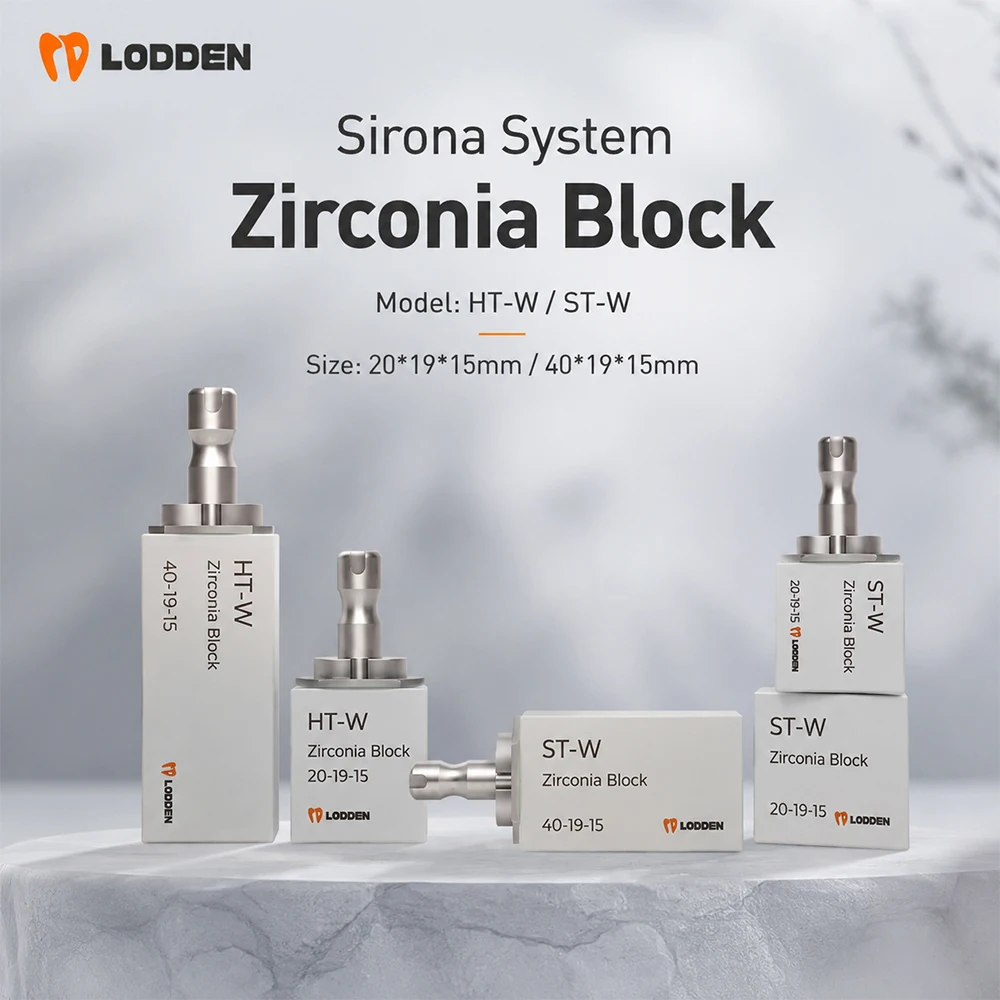Sirona System Zirconia Block HT-W ST-W White Shade Sirona Cerec Zirconia Blank Super Translucency