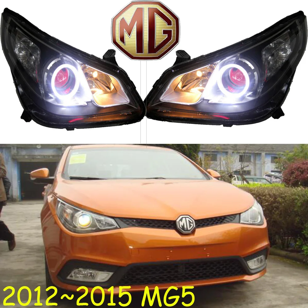 car bumper MG 5 headlamp MG5 headlight 2012~2015y LED DRL car accessories HID xenon for MG5 fog light