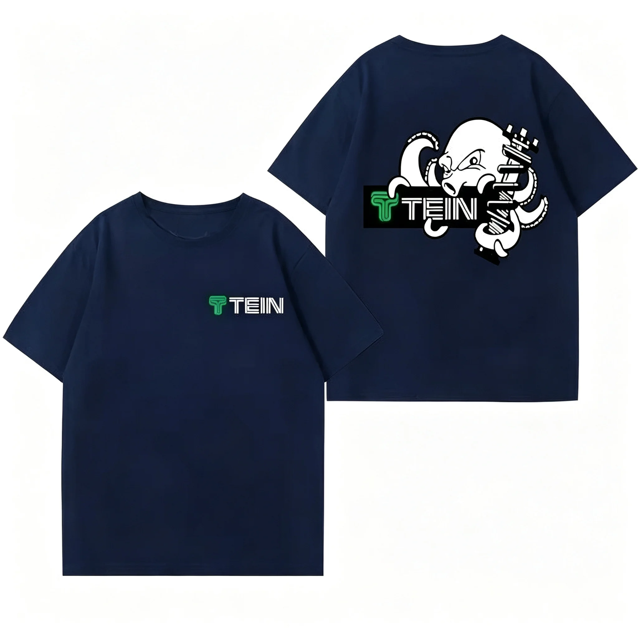 2026 JDM Drift Octopus Auto Parts Graphic Short Sleeve T-Shirt, Kids Adults Casual Crew Neck Tee, Car Mod Enthusiast Loose Top