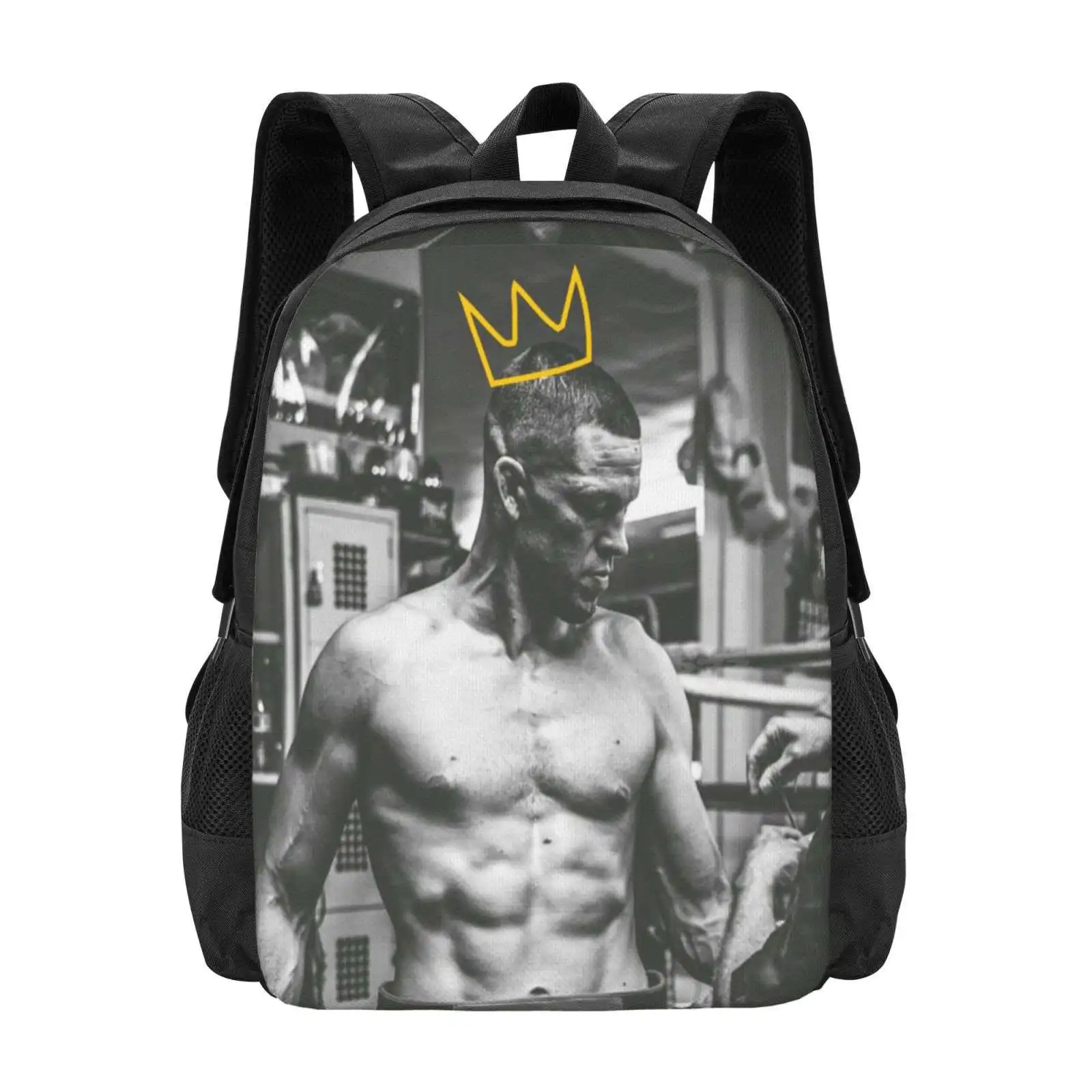 Nate Ii Large Capacity School Backpack Laptop Bags Boxing Fighter Nate Diaz Nathan Diaz Diaz Bros Nick Diaz Stockton Slap