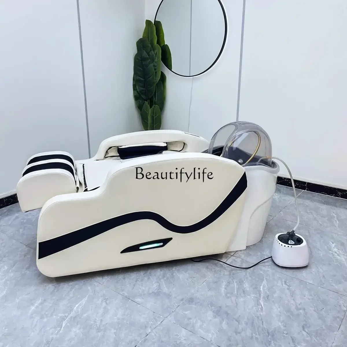 

*Electric intelligent automatic massage shampoo bed water circulation hair treatment beauty fumigation