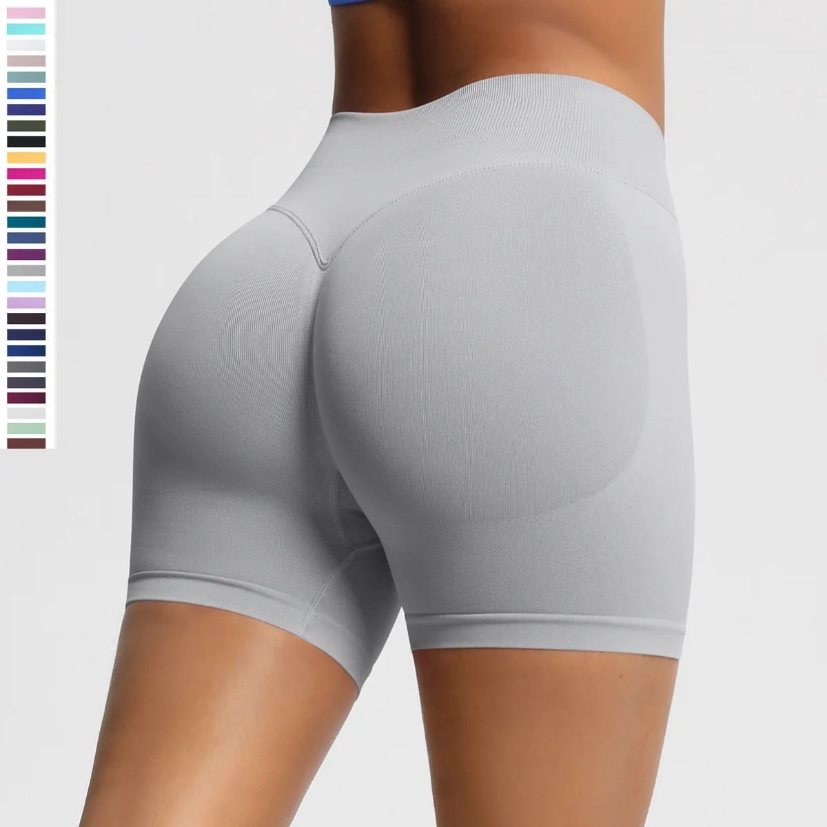 High Waist Women‘s Yoga Shorts Fitness Yoga Lift Butt Workout Shorts Ladies Yoga Gym Running Short Pants Sportswear