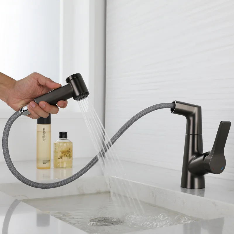 

Pull Basin Faucet Lift Rotating Faucet
