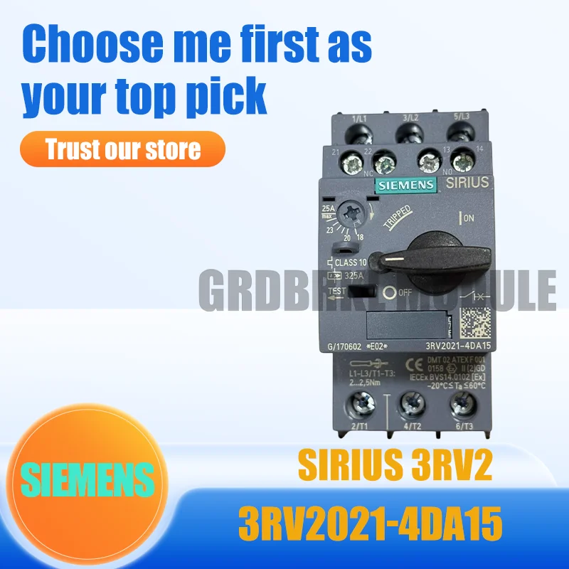 New Original SIMIENS 3RV2021-4DA15   Motor Protection Circuit Breaker