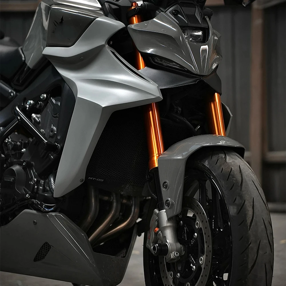 For YAMAHA MT-09/SP 2024-2025 GP WING DOWNFORCE NAKED FRONTAL SPOILERS MT09 2024 2025  Front spoiler Lower spoiler lower lip view 5