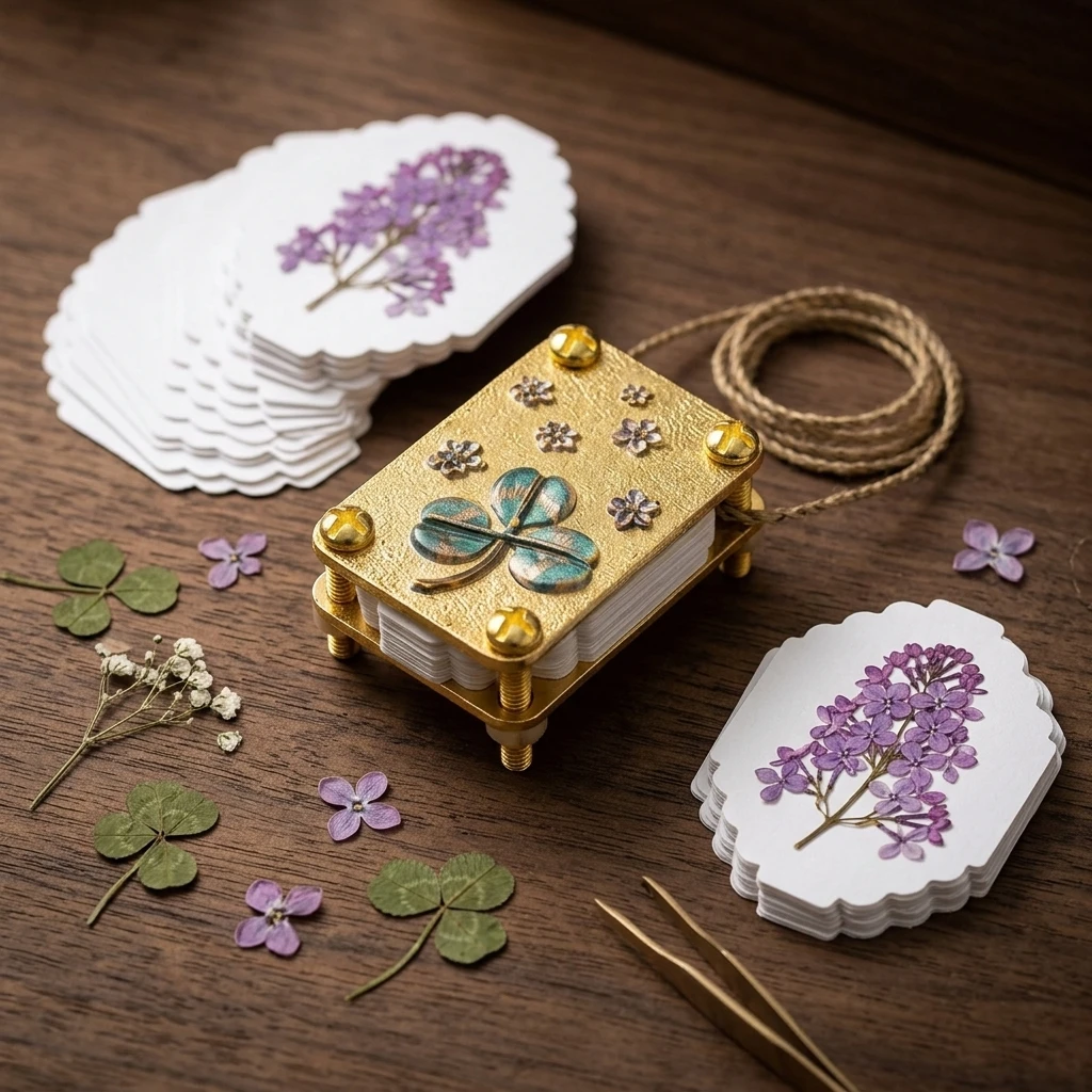 Metal Mini Flower Press Tool for Plant Crafts Durable Alloy Material Portable Design