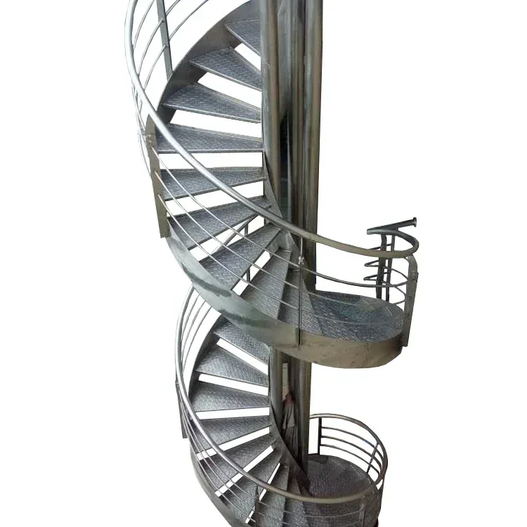 Outdoor Used Stairs Design Metal Stairs Prices Spiral Staircase with Landing