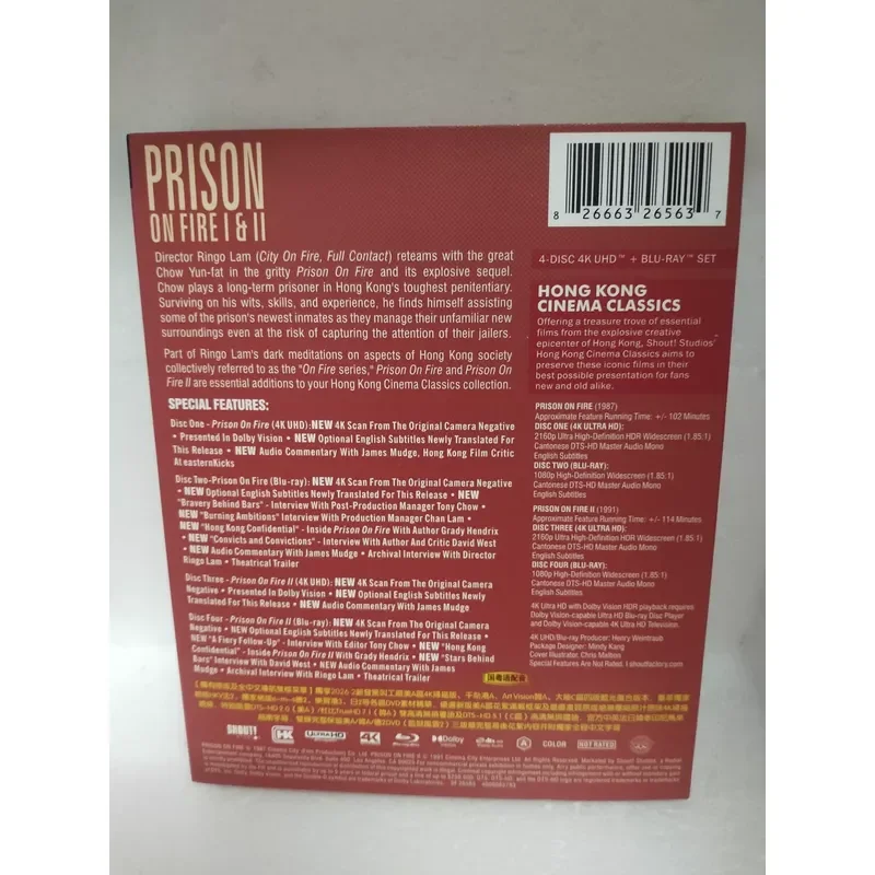 Blu-ray Disc 50G Prison Wind and Cloud Part II 2 Discs Brand New Unopened Box