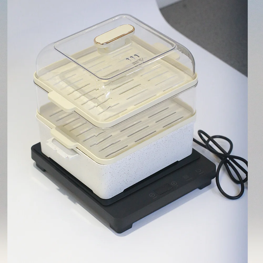 Large Capacity Multi-Functional Home Electric Steamer Intelligent Three-Layer Steam Pot Induction Cooker for Kitchen Use