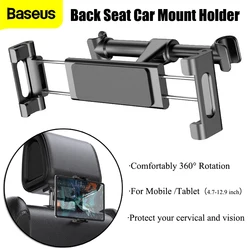 Baseus supporto per sedile posteriore per Auto supporto per Tablet per iPad supporto per telefono per Auto da 4.7-12.9 pollici poggiatesta per Auto supporto per Auto per sedile posteriore