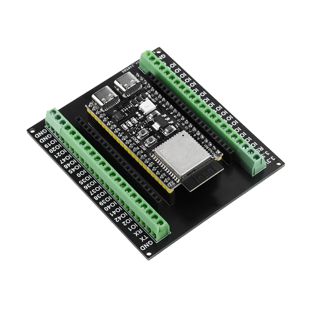 ESP32-S3 Development Board Expansion Board 44Pin for ESP32-S3 N8R2/N16R8 Demo Board 1GPI0 Pin Expansion to 2Way Interface