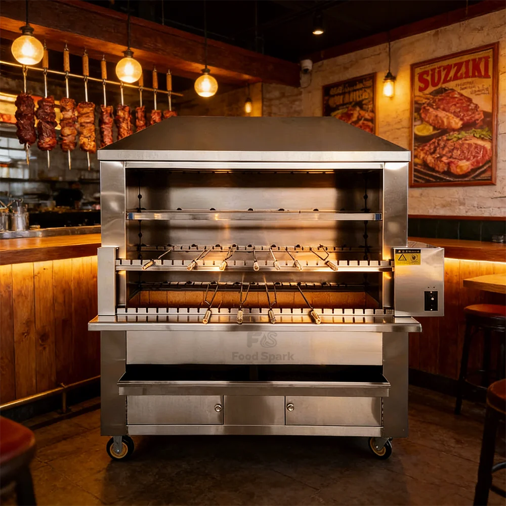 

Commercial Electric Brazilian Lamb Beef Pork Rabbit Chicken Grill Machine Grill Bbq Barbecue Machine Barbecue Gas Stove