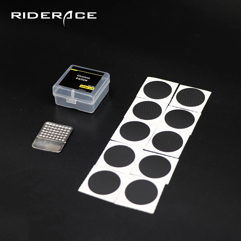Kit de 10 parches para neumáticos de bicicleta sin pegamento - imagen 5