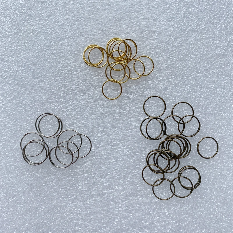 11mm Sliver Gold Bronze 3 Colors Metal Rings 100pcs For Crystal Garlands Chandelier Pendants Beads Connect Wedding Decoration