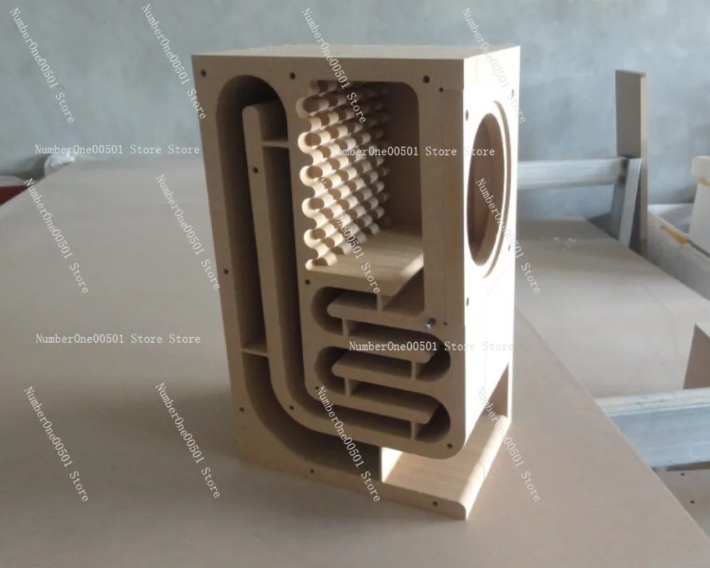 DIY 3-6,5 Zoll Labyrinth-Lautsprechergehäuse-Paar für Vollbereichs-Röhrenverstärker