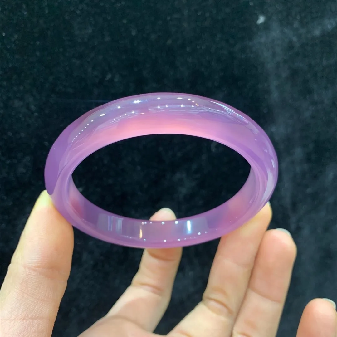 

Genuine Myanmar Jadeite Purple Jade Bangles Women Healing Gemstone Fine Jewelry Natural Stone High Ice Grade A Burma Jade Bangle