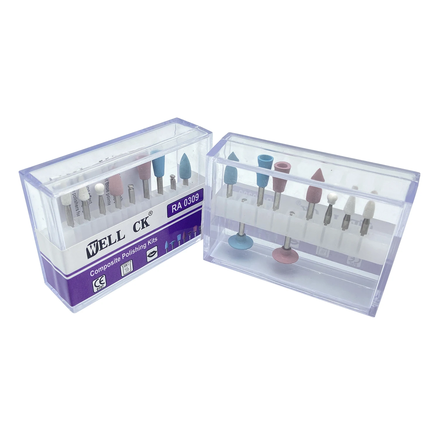 Kits de pulido de compuesto Dental RA0309 para pieza de mano de baja velocidad, Kit de contraángulo, higiene bucal, pulido de compuesto Dental