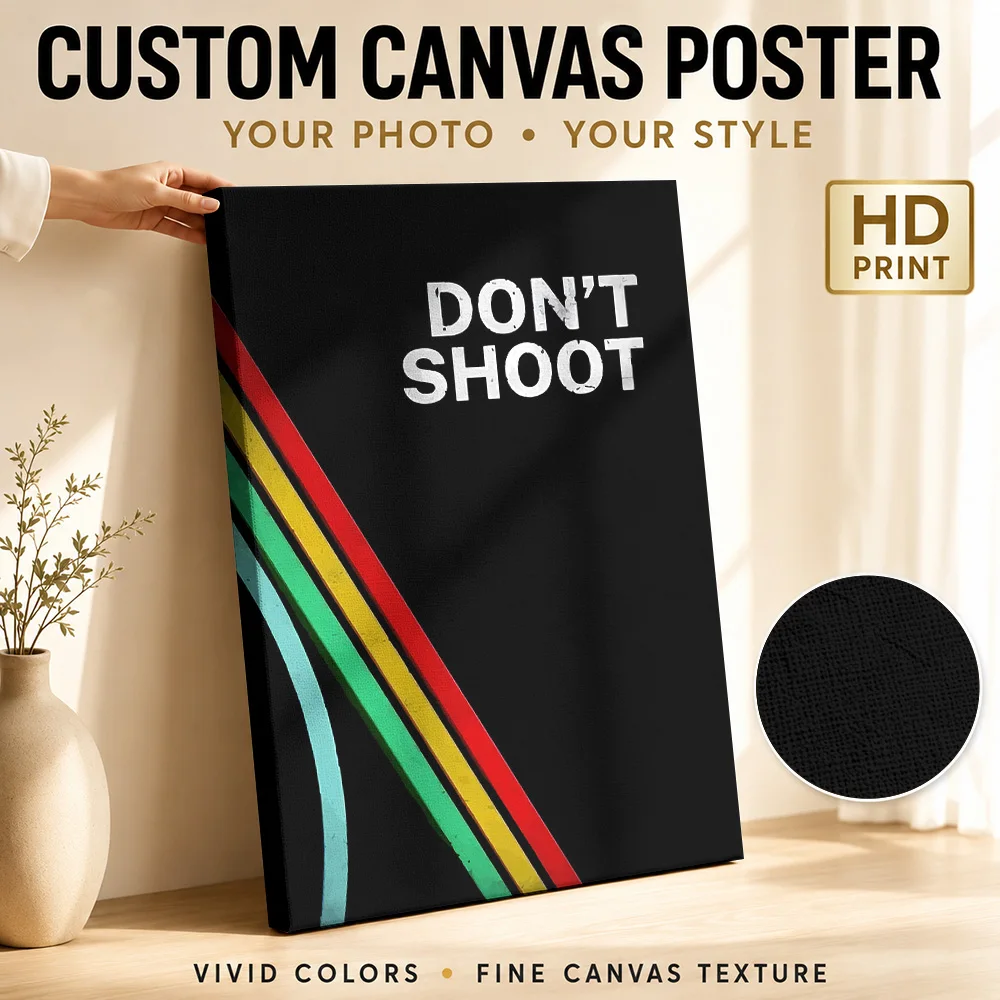 ARC Raiders Game Dont Shoot Canvas Painting Posters Sci Fi Wall Art With Personalized Photo For Home Office Ideal Tech Fan Gift