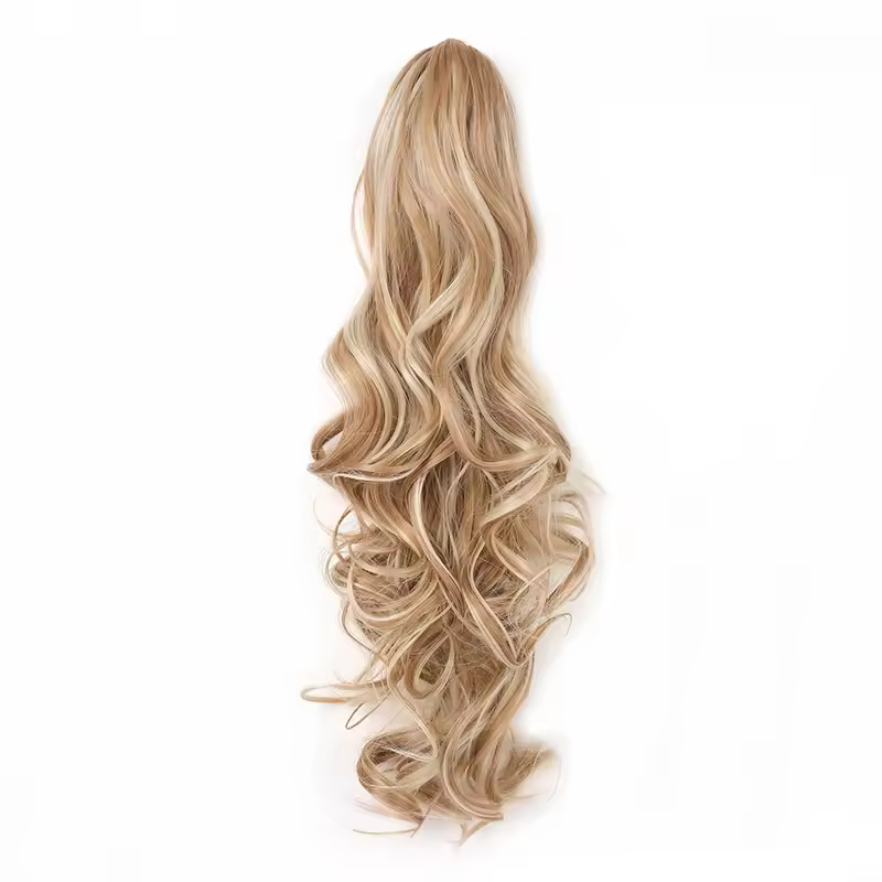 Claw Clip Ponytail Extension 18"&24 Clip in Wavy Synthetic Ponytail Hair Extensions Long Pony Tails for Women Extensions - Image 19