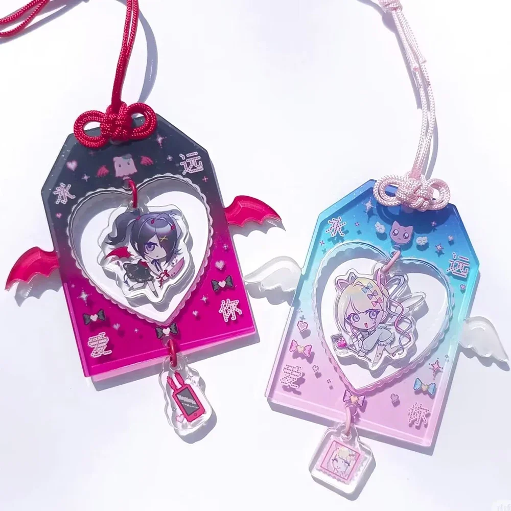 NEEDY GIRL OVERDOSE Guard acrylic keychain set with vibrant character art