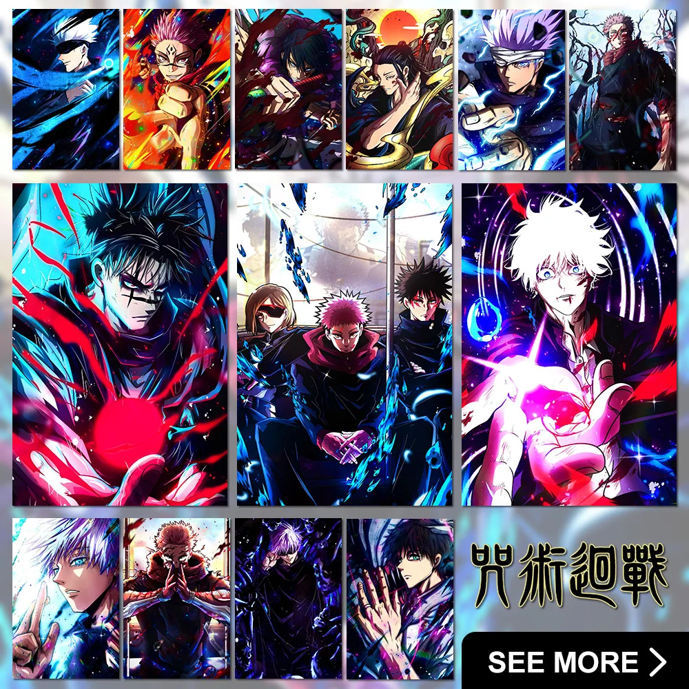 

Jujutsu Kaisen Home Decoration Canvas Painting Anime Figures Pictures Gojo Satoru Wall Art Hd Prints No Frame Poster For Room