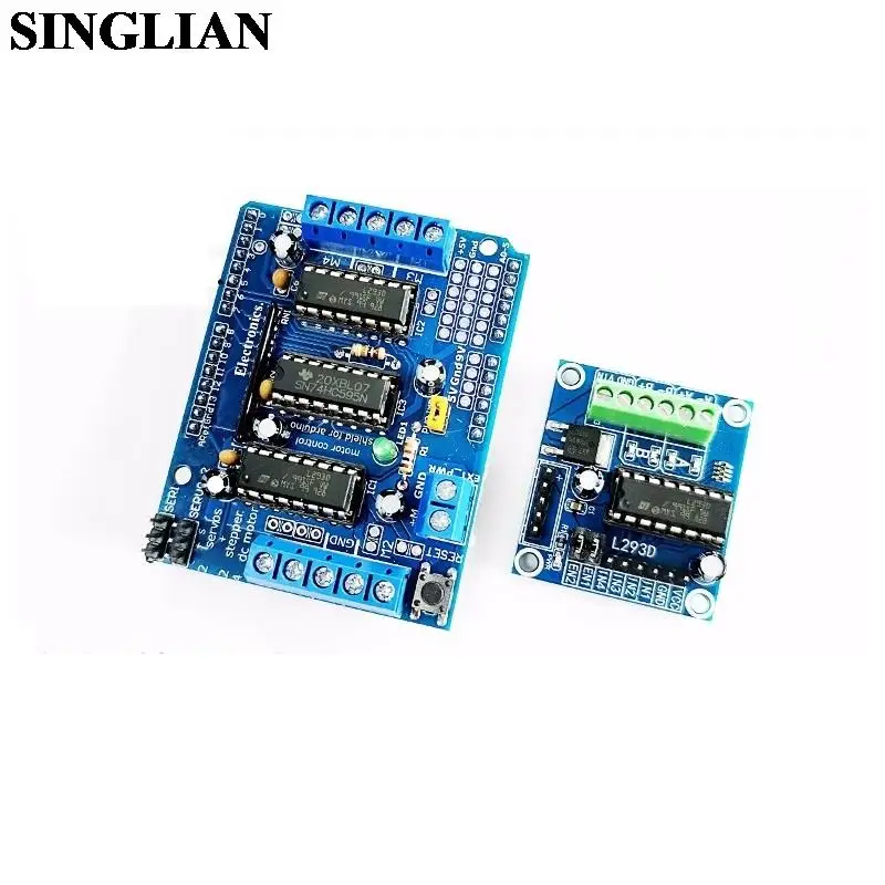 L293D Motor Control Shield Mini L293D Motor Drive Módulo Expansão Board