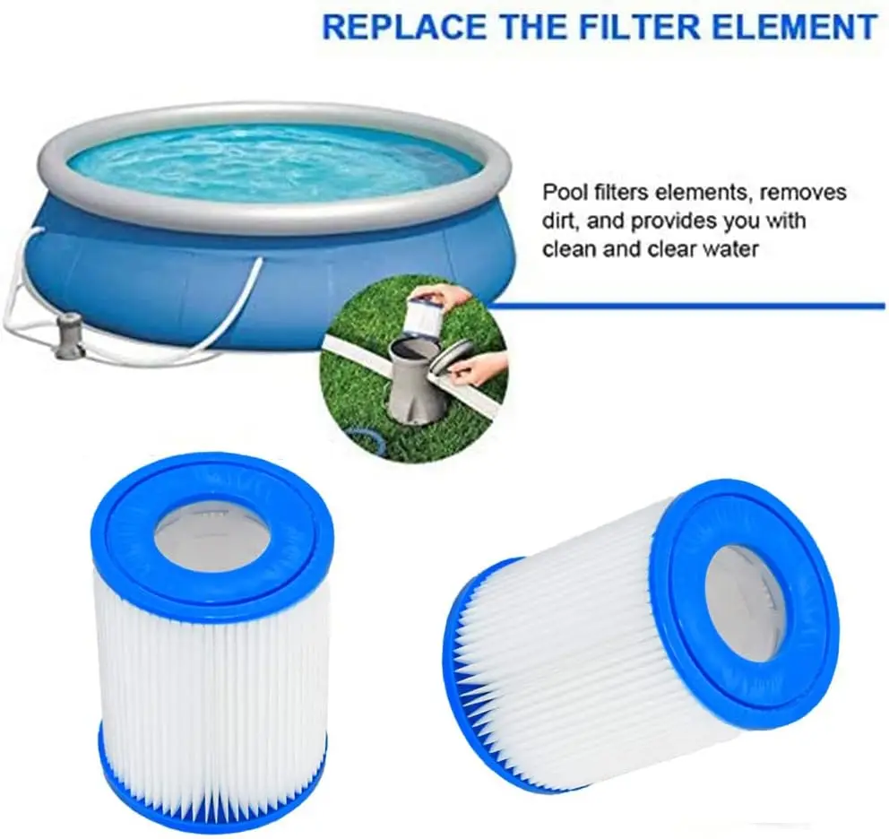 Filter Cartridge for Bestway II, Pool Spa Filter Cartridge for Flowclear II, for Lay Z Spa, 58094, 58383, 58386, 58117, 58386GS - view 4