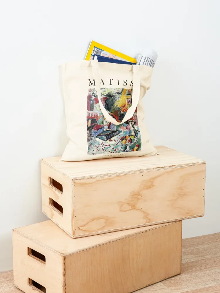 Henri Matisse - Interior with a Girl Reading - Exhibition Poster Tote Bag sacs de shopping Women's bags Custom bag
