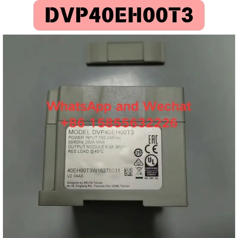 Used DVP40EH00T3 PLC Functional test OK Fast delivery