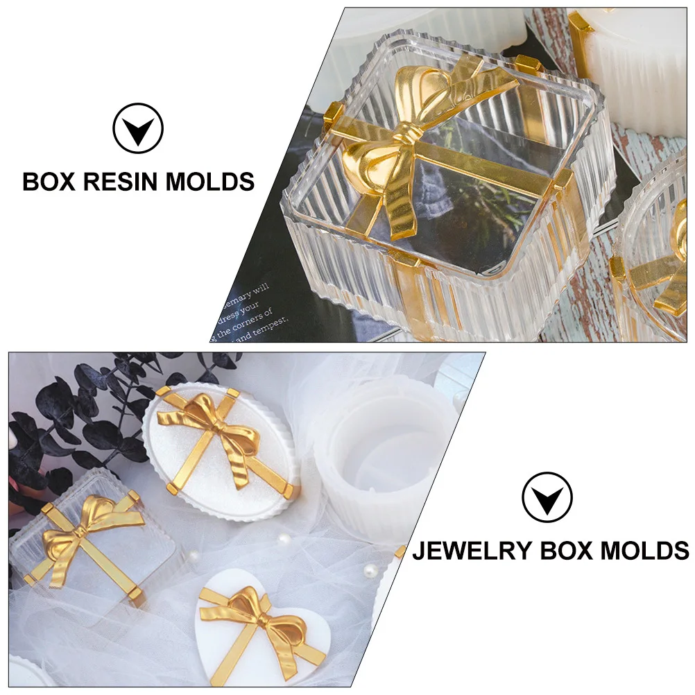 1 مجموعة صندوق قوالب الراتنج براعة دقيقة مثالية لعشاق DIY قوالب الراتنج التي لا نهاية لها لتقوم بها بنفسك قالب السيليكون #5