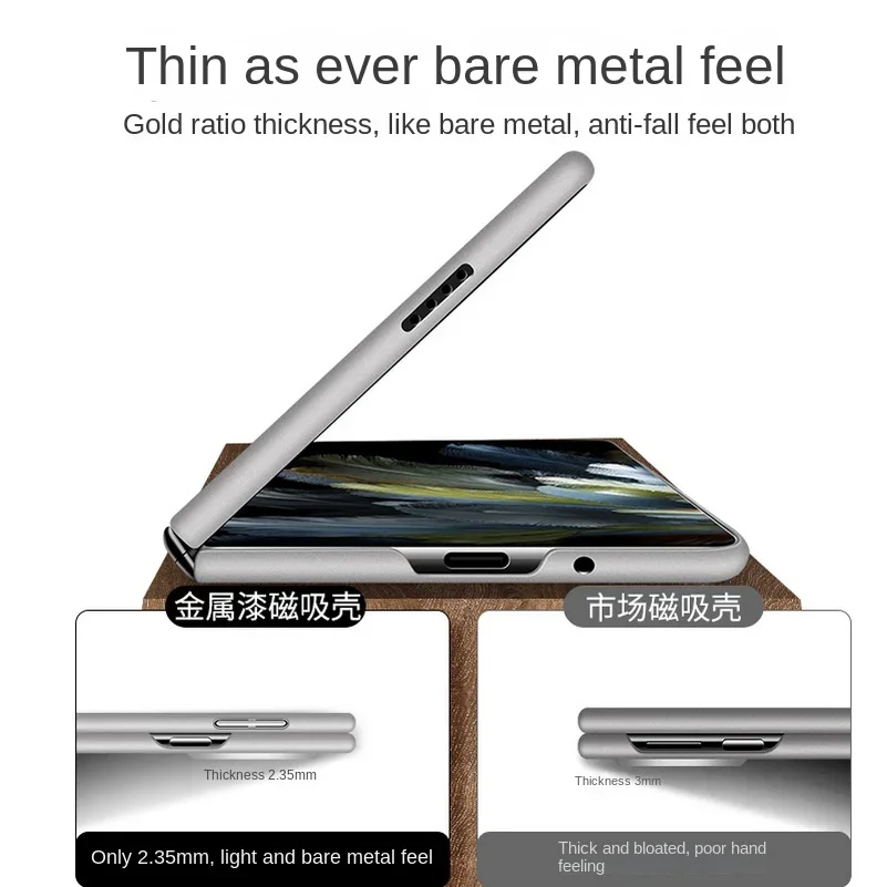 Für Magsafe Slim Bezels Magnetische Stoßfeste Hülle für den neuen Honor Magic V5 V3 Vs3 Vs2 V2 PC Ultra Dünne Harte Kameraschutzabdeckung – Detail 6