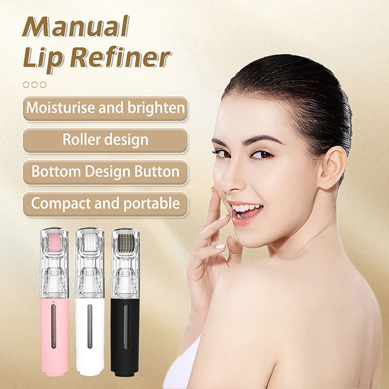 Lip Care Roller Needle Roller Lip Roller Beard Growth Roller Beard Hair Growth Roller Beard Treatment & Serum Applicat