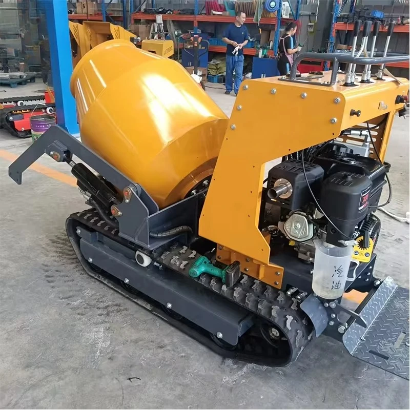 YG Customized Self Loading Crawler Concrete Mixer Crawler Type Dumper Mortar Truck For Building Construction
