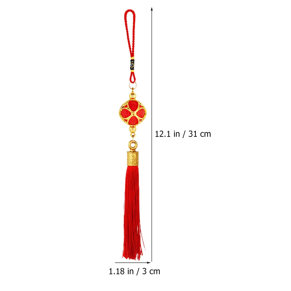 

10Pcs Chinese Tassel Ornaments Red Mini Lantern New Year Hanging Decor Wall Festival Supplies Chinese Tassel Ornament