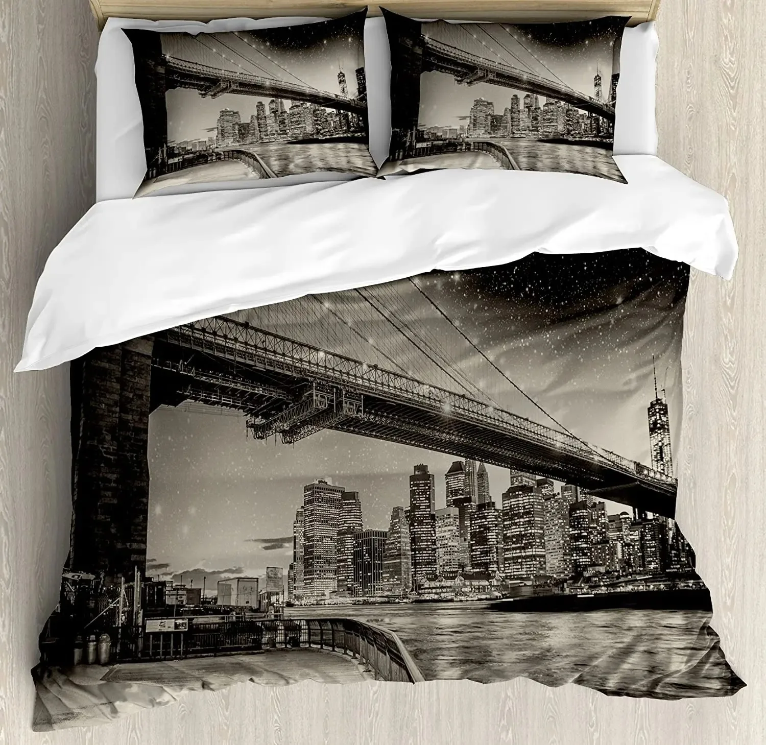 Parure de lit New York Sketch  - Home Textiles New York avis et prix