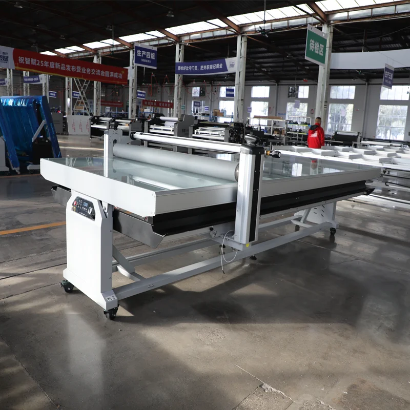 LF1732-B4 Hot Sale 60C Warm And Cold Flatbed Laminator, Table Applicator