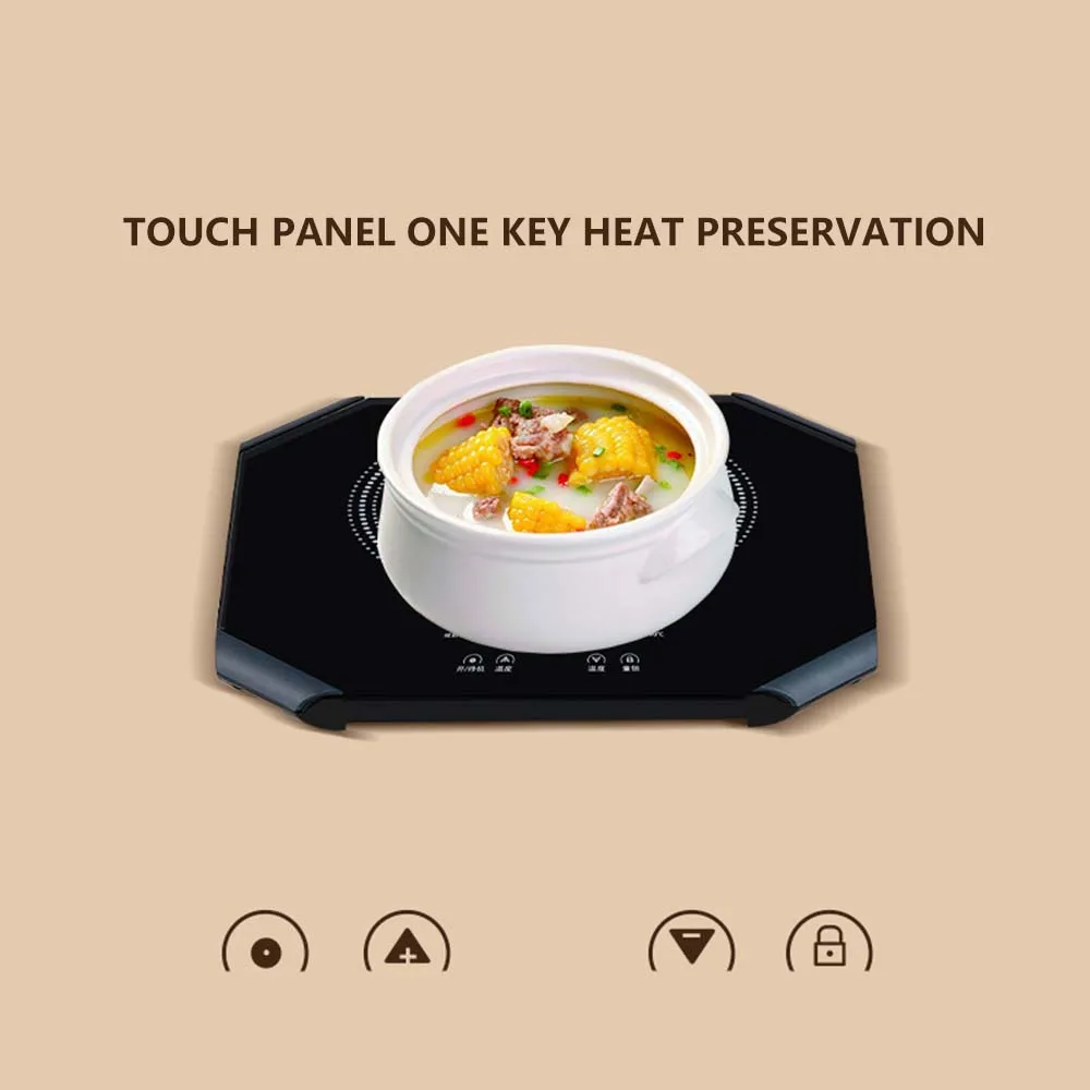 

Household Food Warmer Kitchen Dishes Soup Heating Warming Board Folding Splicing Heating Plate