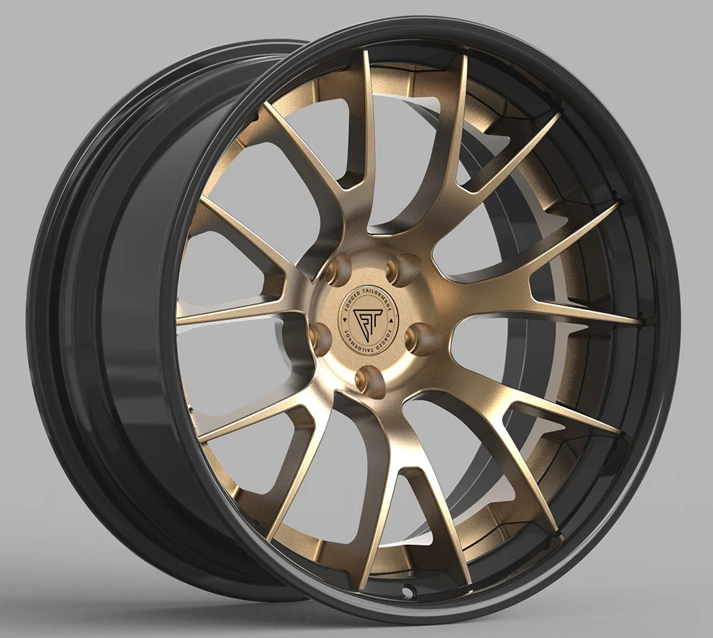 18 19 20 21 22 inch diepe schotel velgen 5x114.3 6061 aluminium 2 stuk aangepaste diepe concave gesmede racewagen wielen voor Ferrari