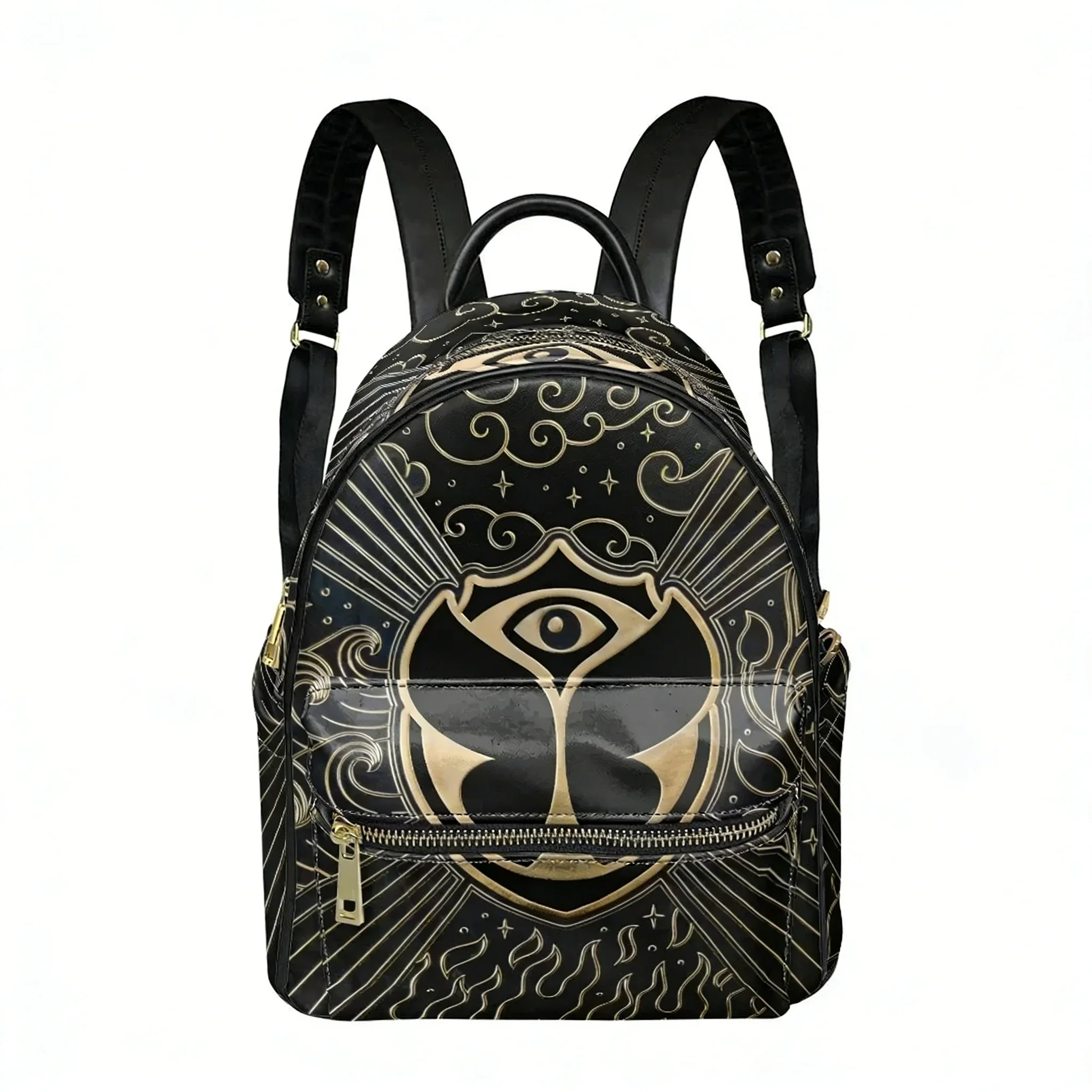 Tomorrowland Flag Backpack Womens Men Personalized Double Shoulder Bag Business Travel Bookbag Rucksack Gift Daypack