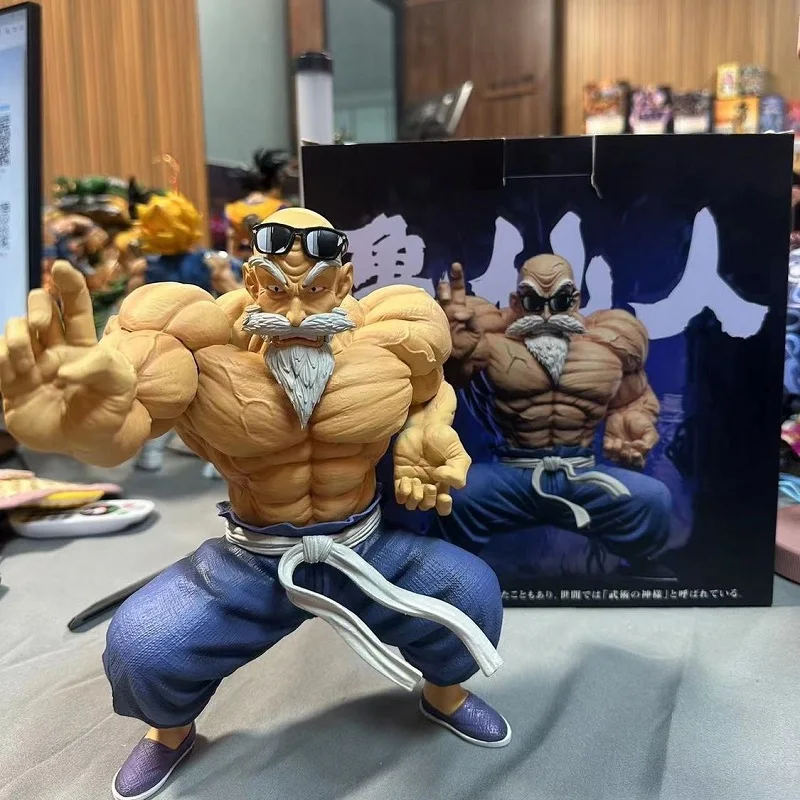 

Dragon Ball 25cm Cs Master Roshi Kame Sennin Anime Figure Model Statue Surroundings Of Ornaments Collectible Toy Holiday Gifts