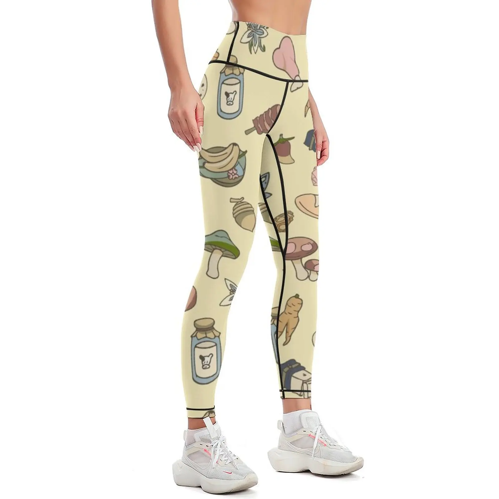 Hylian Wilderchef (Yellow Ver.) Leggings Women's fitness sport legging legging pants raises butt gym clothing Womens Leggings